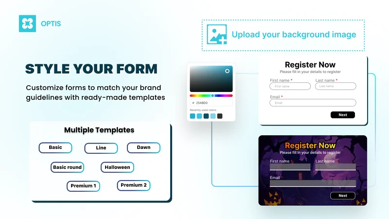 OPTIS Form Builder with Upload