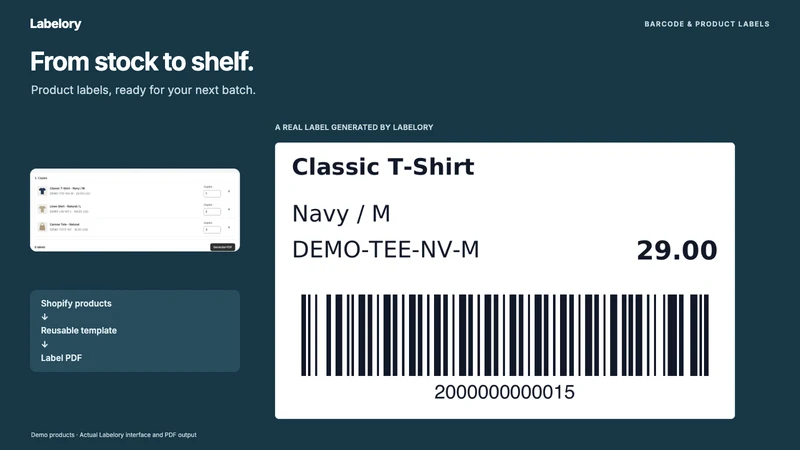Labelory: Barcode Labels