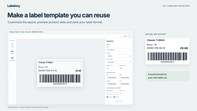 Labelory: Barcode Labels