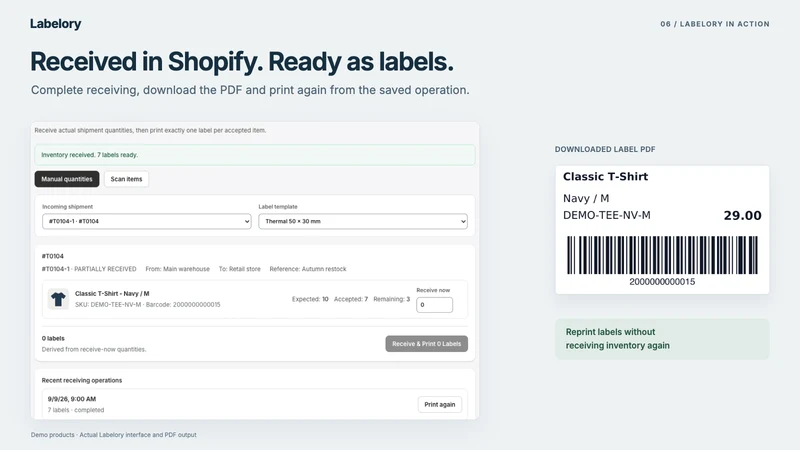 Labelory: Barcode Labels