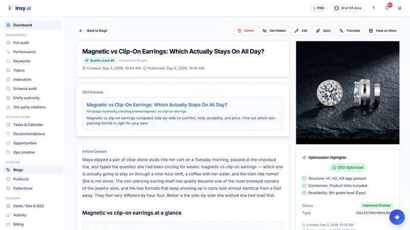 Inxy AI SEO