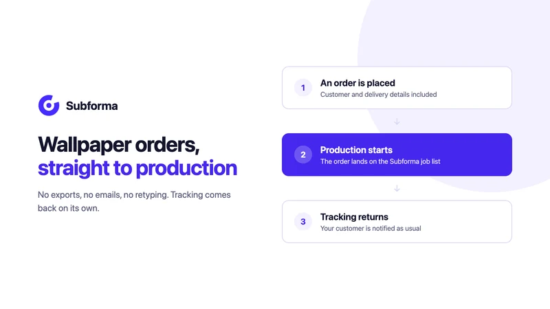 Subforma APP ‑ Print on Demand