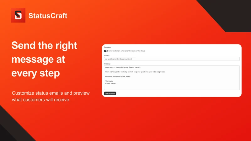 Statuscraft: Custom Status