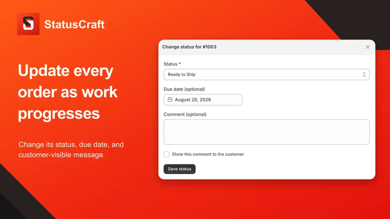Statuscraft: Custom Status