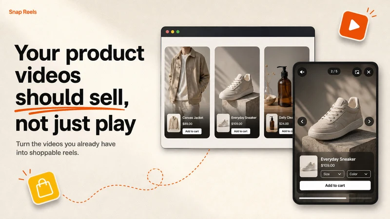 Snap Reels: Shoppable Videos