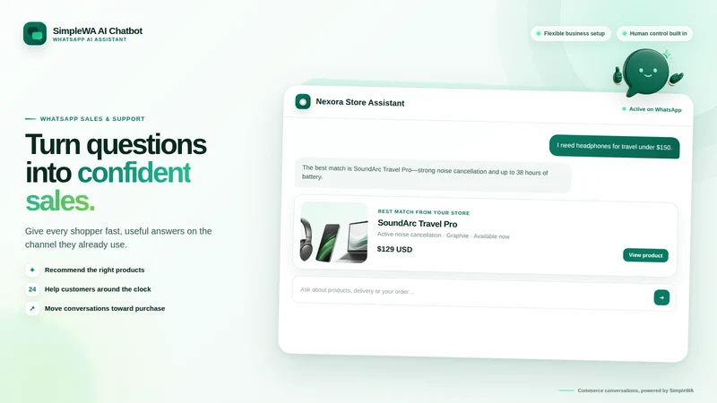 SimpleWA AI Chatbot