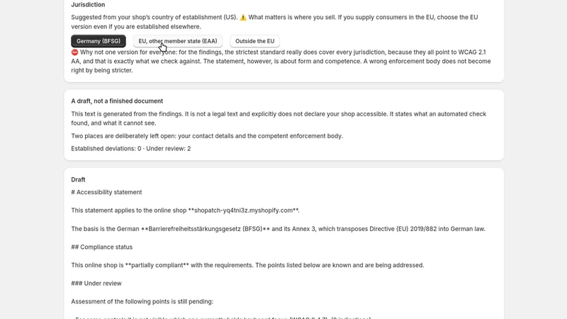 Shopatch Theme Audit
