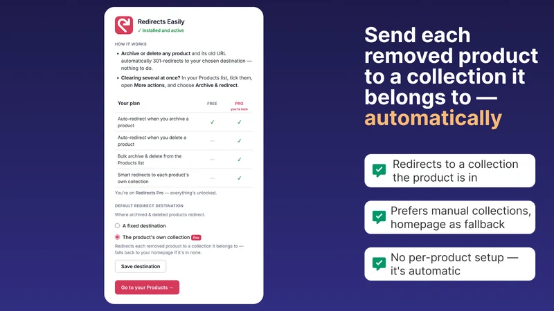 Redirects Easily