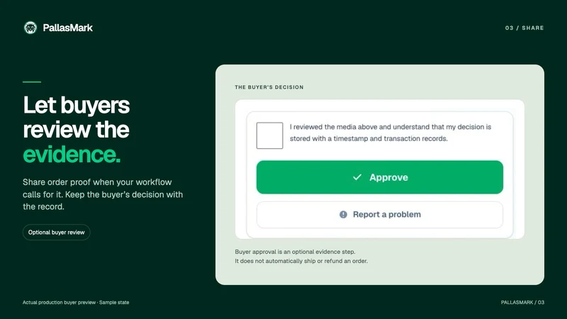 PallasMark: Video Order Proof
