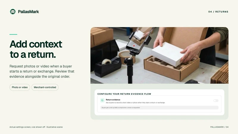 PallasMark: Video Order Proof