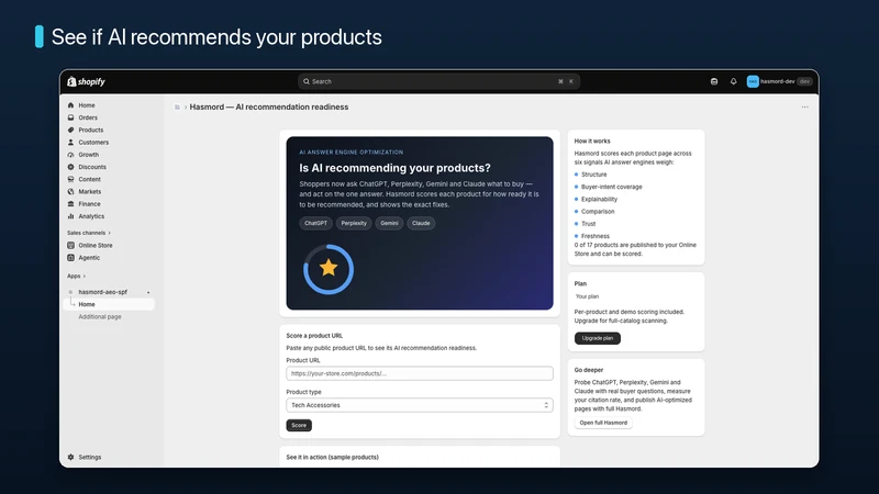Hasmord: AI Answer Optimizer