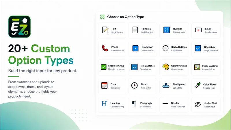 EZ Product Options