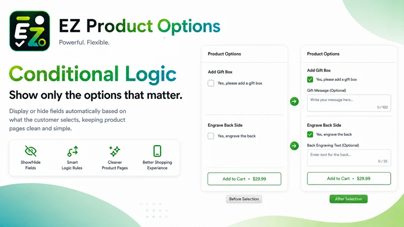 EZ Product Options