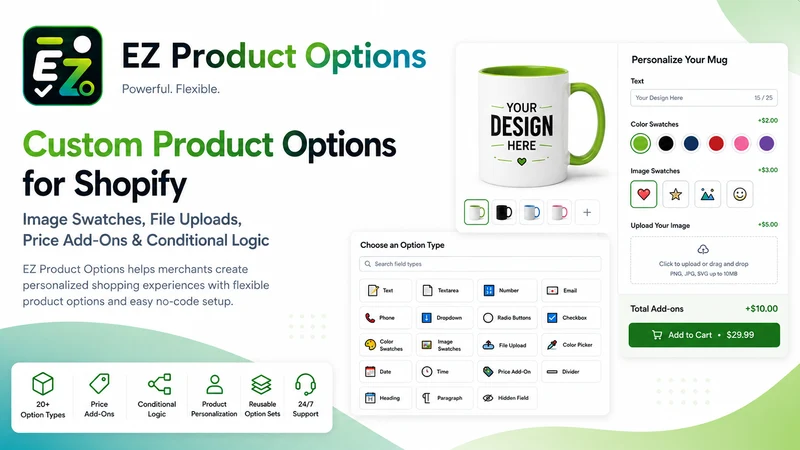 EZ Product Options