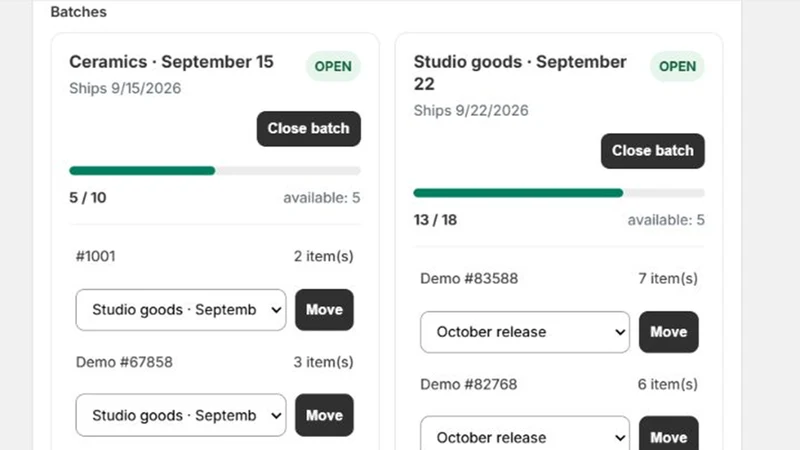 BatchSlot Production Planner
