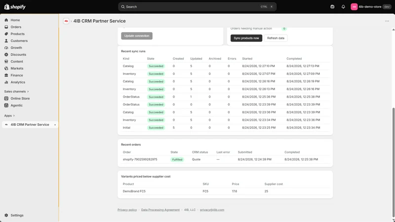 4IB CRM Partner Service