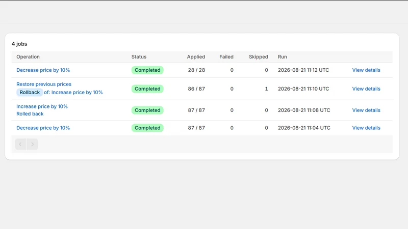 Guardrails Bulk Product Editor