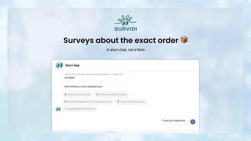 Survidi: AI Surveys