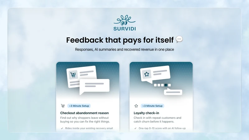 Survidi: AI Surveys