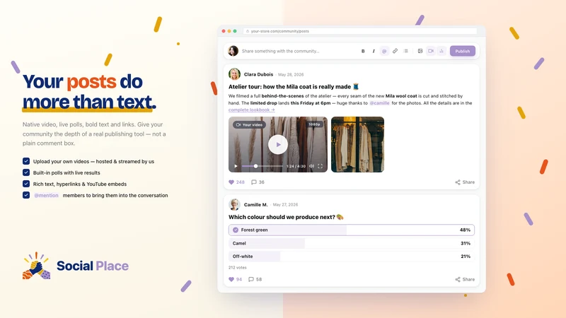 Social Place ‑ Community Forum