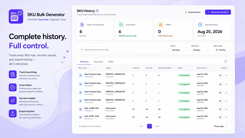 SKU Bulk Generator