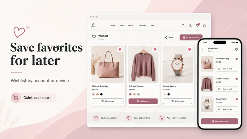 Rich Wishlist: Save for Later