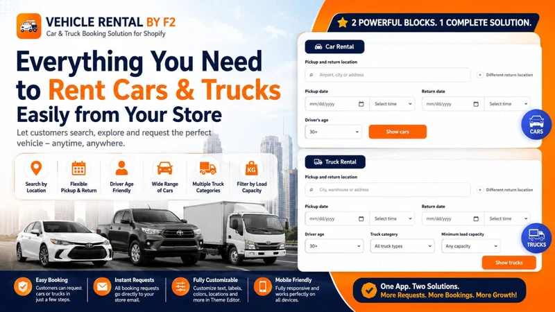 Vehicle Rental Booking by F2