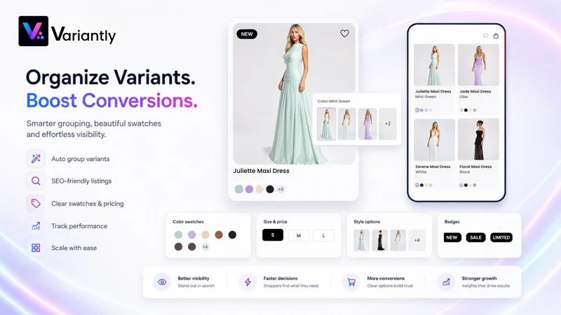 Variantly: Swatches & Groups
