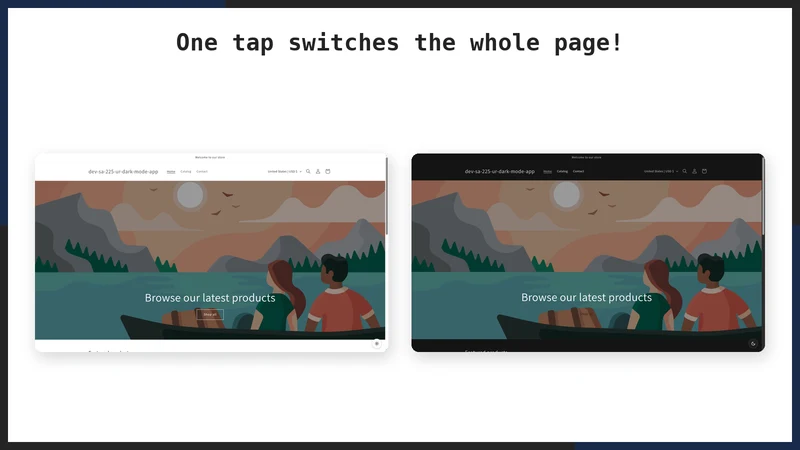 UR: Simple Dark Mode Switcher