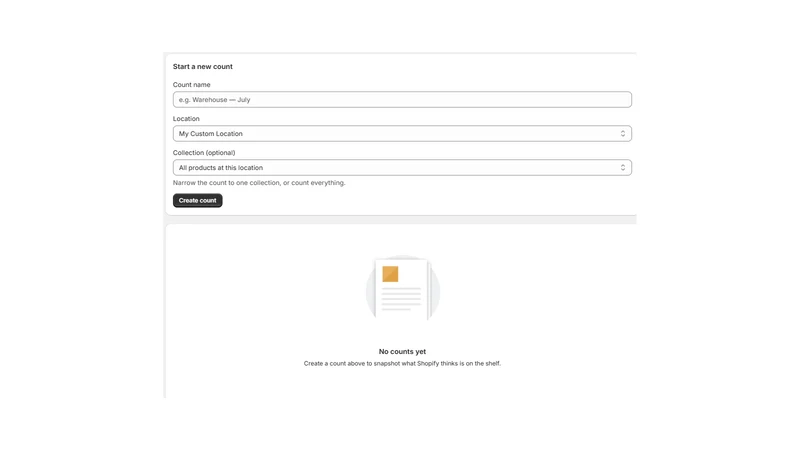 TallyCount‑Inventory Counting