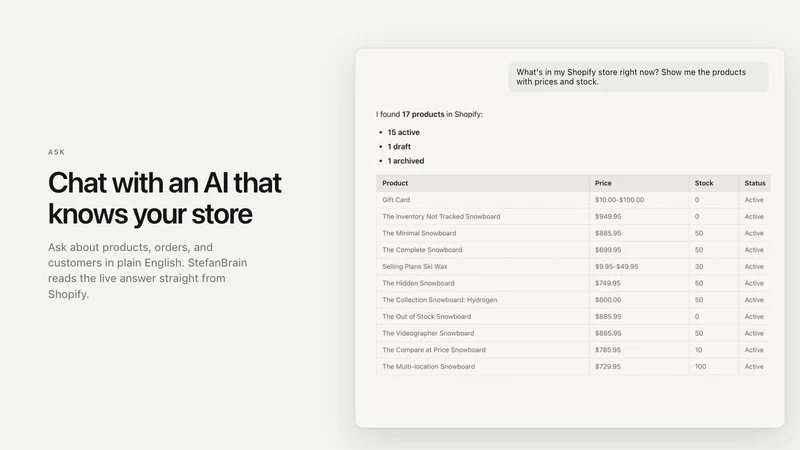 StefanBrain: AI Marketing