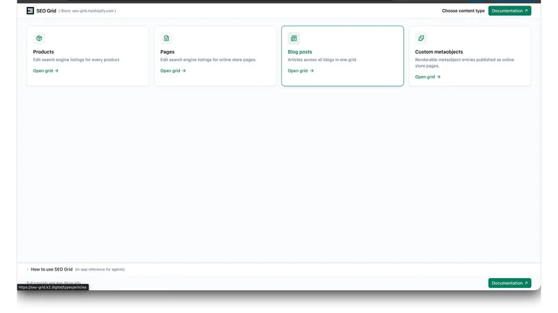Semgrid SEO Grid