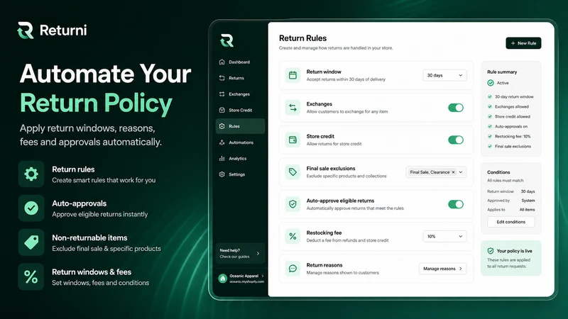 Returni: Returns & Exchanges