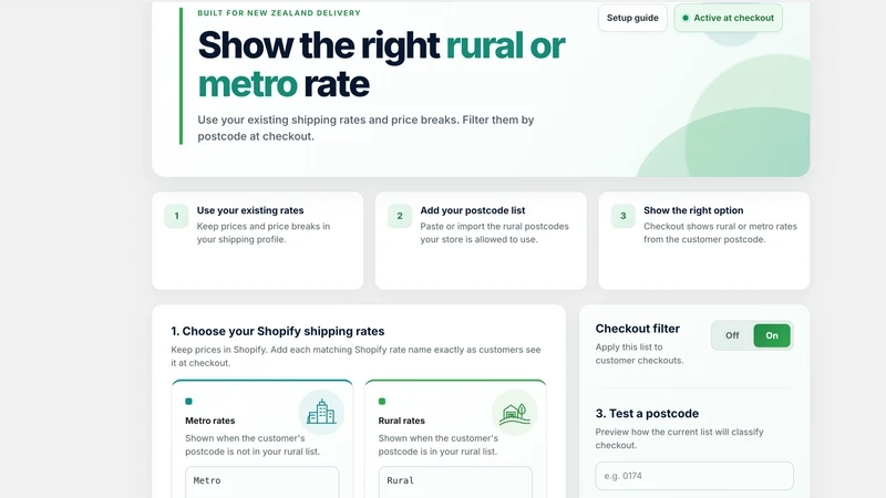 Rural Shipping Rates NZ