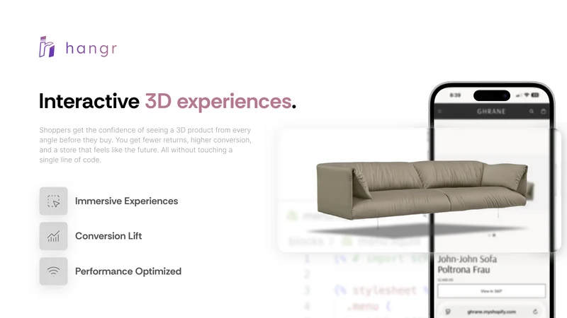 Hangr ‑ 3D Experience