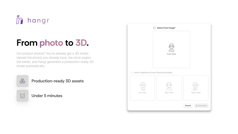 Hangr ‑ 3D Experience