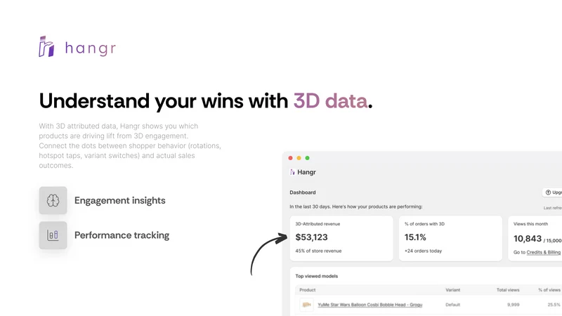 Hangr ‑ 3D Experience
