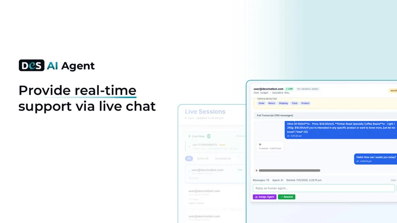 DeS AI Commerce Agent