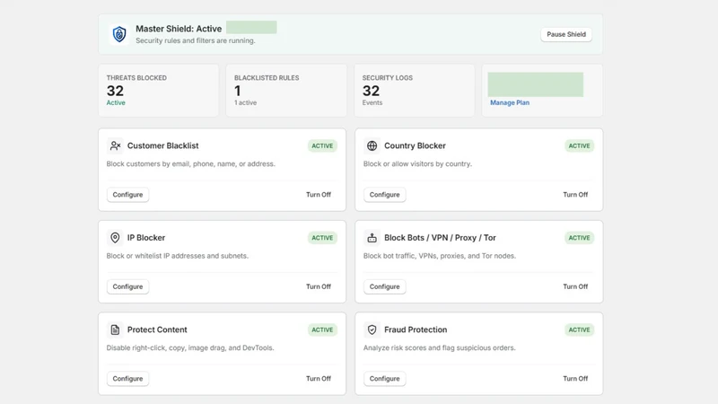 Blockery ‑ Fraud & IP Blocker