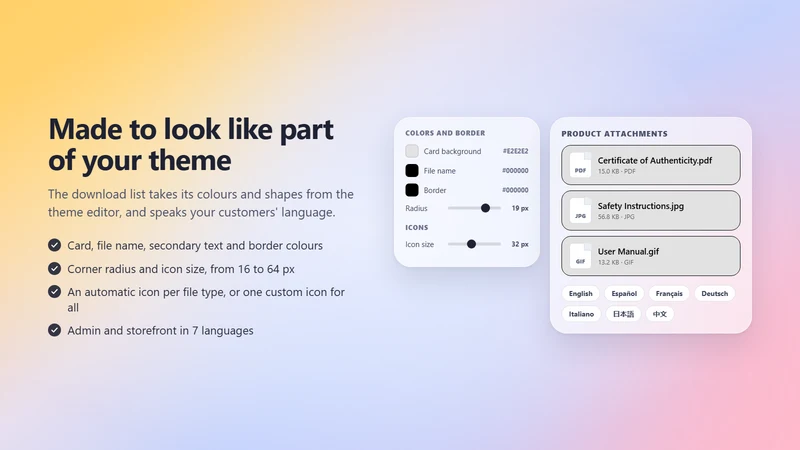 Attachly: Product Attachments