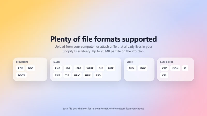 Attachly: Product Attachments