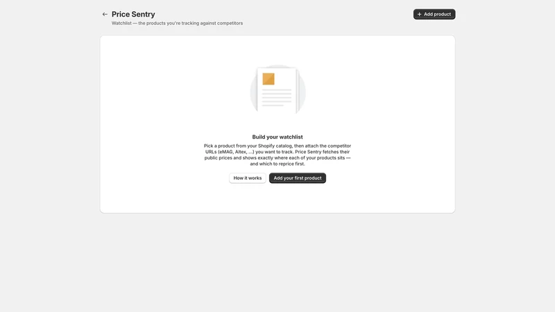 Price Sentry: Undercut Radar