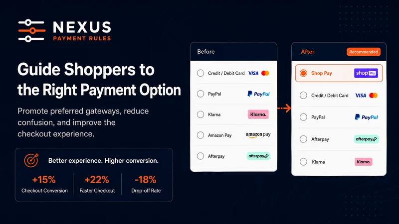 Nexus Hide Payment Rules