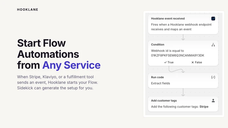 Hooklane: Webhooks for Flow