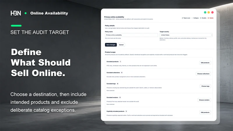 HBN: Online Availability
