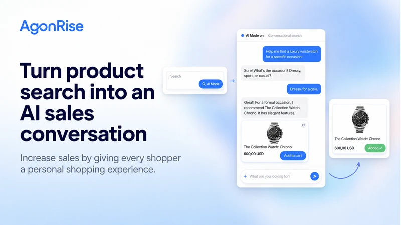 AgonRise: AI Search that Sells