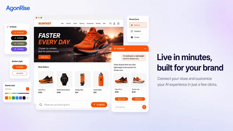 AgonRise: AI Search that Sells