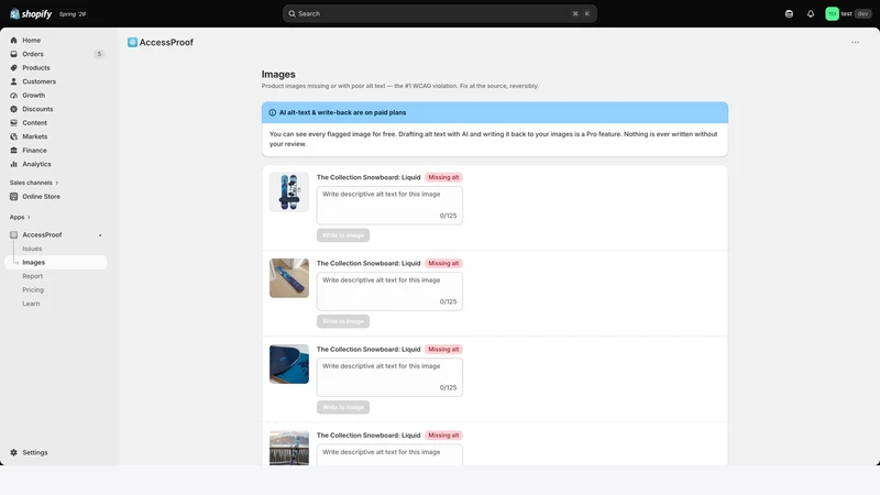 Access Proof: Accessibility