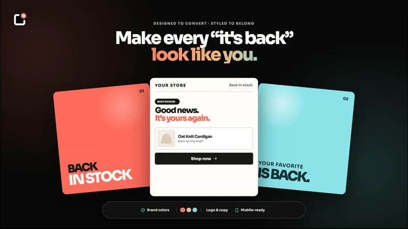 TValue: Back In Stock Alert