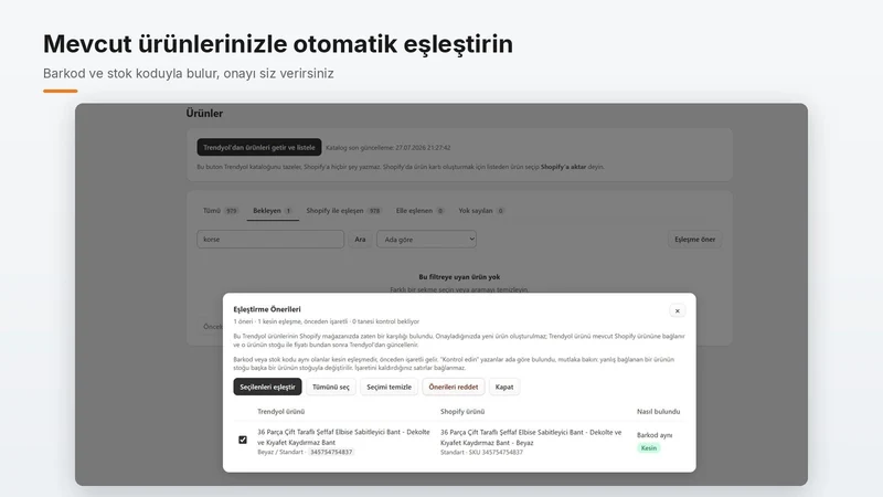 Trendyol Entegrasyon